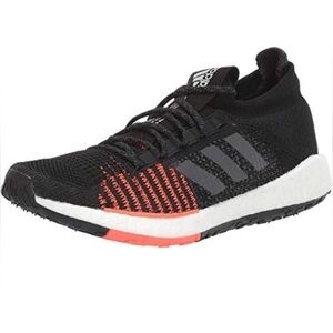 Adidas Men Pulseboost Hd Running Shoe Sneaker Core Black/Grey Five/Solar Red 6